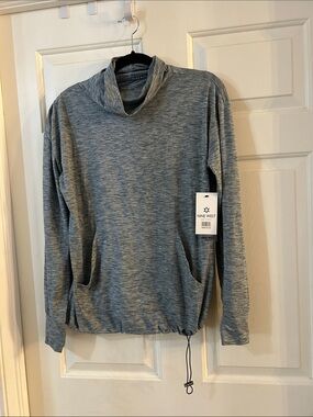 Nine West  Heather Gray Turtleneck Pullover Sweater